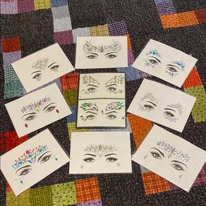 Colorful Eye Makeup Sticker Set